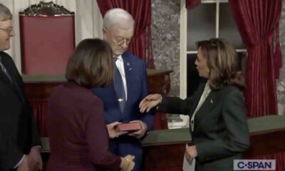 WATCH: GOP Senator’s Husband Snubs Kamala Harris with Awkward Handshake Refusal